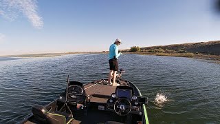 Potholes Reservoir in July is hot… the temperature and the bass fishing [upl. by Gney335]