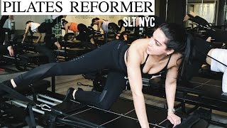 Pilates Reformer Workout SLT NYC  harperandbleu [upl. by Kaylee]