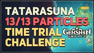 Tatarasuna 13 Particles Time Trial Challenge Genshin Impact [upl. by Iniffit]