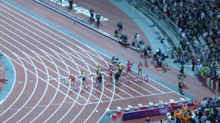 Usain Bolt 100M FINAL RACE 963 GOLD 2012 London Olympics LIVE HD [upl. by Merrile259]