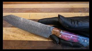 Damascus Petty Knife [upl. by Mighell]