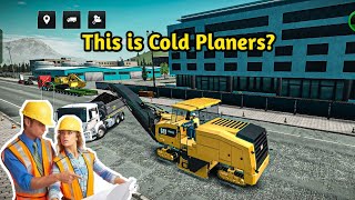 Cold Planer Work Contruction Simulator 3 Apk New update Gameplay [upl. by Breanne658]