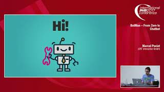 BotMan – From Zero to Chatbot  Marcel Pociot  IPC 2017 [upl. by Yesac]