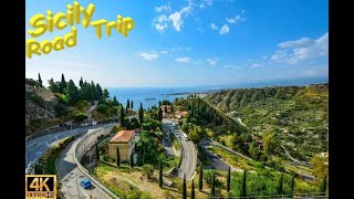 Sicily Road Trip  4K60FPS [upl. by Eidnas]