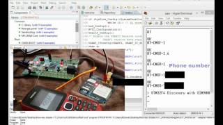 STM32F4 Discovery with SIM900A [upl. by Juna]