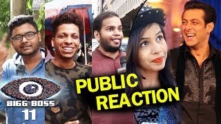 Dhinchak Pooja In Salmans Bigg Boss 11  Publics FUNNIEST Reaction [upl. by Anerbas]