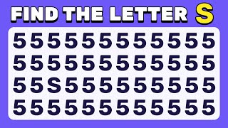 Find the ODD One Out  Numbers and Letters Edition ✅ Easy Medium Hard  30 levels [upl. by Nodyarg]