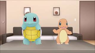 MMD Squirtle and Charmander Dance [upl. by Manup]