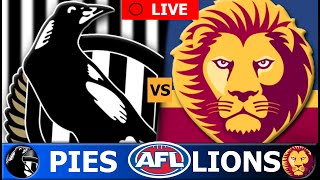 COLLINGWOOD vs BRISBANE LIONS  2024 AFL Round 23 Live Stream [upl. by Ares326]