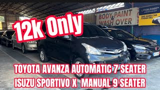 March 2024  New Arrival Toyota Avanza 7 Seater amp Isuzu Sportivo 9 Seater Diesel [upl. by Vittorio]