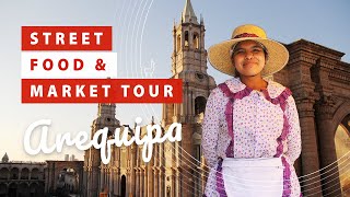 AREQUIPA  STREET FOOD amp MARKET TOUR  Mercado San Camilo during COVID19 [upl. by Ymmik]