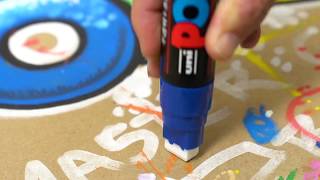 How to paint with POSCA  Drew Brophys courses [upl. by Jerold]