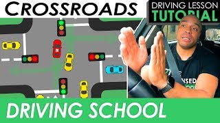 Advanced Crossroads Turning Right at Traffic Lights  Driving Tutorial  Updated 2023 [upl. by Gerrit]