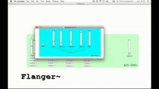 DemoAIS  Spatialisation dun son dans un espace 51 et effets 51 sous PureData [upl. by Moffat]