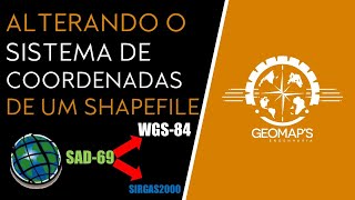 Como REPROJETAR um shapefile para outro Datum  ArcGIS na prática [upl. by Romina754]