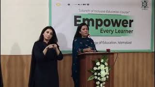 Launch of Inclusive Education Course dedicated to empowering every learner ability [upl. by Lleoj]