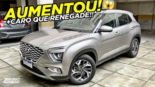 NOVO HYUNDAI CRETA PLATINUM 10 TURBO 2022 COM TETO SOLAR É CARO E MENOS POTENTE QUE RENEGADE 2022 [upl. by Killarney170]