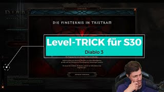 Diablo 3 Leveltrick für Season 30 5min für LvL 70er Waffe [upl. by Zrike]