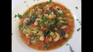 MINESTRONE SOUP  ITALIAN VEGETARIAN STYLE  Healthy Recipe [upl. by Sibby]