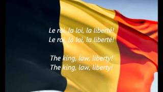 Belgian National Anthem  quotLa Brabançonnequot FRDENLEN [upl. by Airrej]