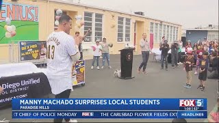 Manny Machado surprises local students [upl. by Farro]