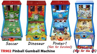 TR902  Pinball Gumball Machines Soccer Themed [upl. by Boudreaux]