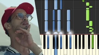 Soolking  Dalida  Piano Tutorial [upl. by Light]