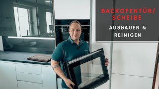 Entferne und reinige deine Backofentür amp Scheibe in nur wenigen Schritten Siemens Backofenscheibe [upl. by Lleksah709]