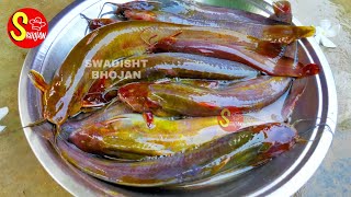 Badi singhi machli saaf karna aur banane ka tarika 🐟desi badi singhi machli ki curry🔥Big Singhi fish [upl. by Pleione]