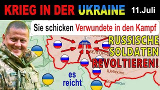 11JULI Eigentor  Russische Soldaten WENDEN SICH GEGEN IHRE OFFIZIERE  UkraineKrieg [upl. by Amye827]