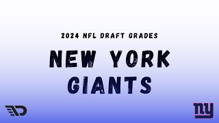 2024 NFL Draft New York Giants Draft Grade [upl. by Ahsiya]