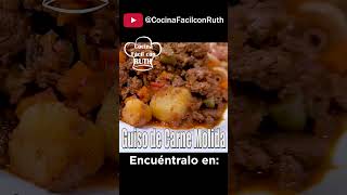 GUISO DE CARNE MOLIDA ¡¡FÁCIL DE HACER Y RICO [upl. by Niatsirt]