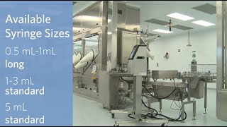 Catalent Bloomington IN  Syringe Filling Line [upl. by Tnirb]