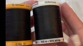 The Best Thread For Sewing Projects 100 Polyester amp 100 Cotton [upl. by Lynnette]