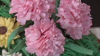 Cake Journey Lesson 32 Making Gum Paste Carnations [upl. by Reilamag321]