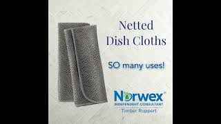 Norwex Netted Dish Cloth in Action [upl. by Fleisig]