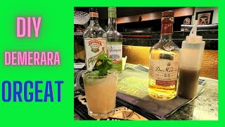 DIY Demerara Orgeat Syrup  Its all about the Cocktail  Ray OBrien  cocktails at home [upl. by Uri]