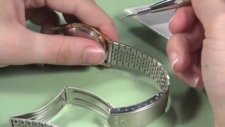 How to Change a Metal Watch Band with Holes on the Case [upl. by Ytsenoh351]