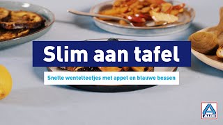 Snelle wentelteefjes met appel en blauwe bessen [upl. by Sidoma]