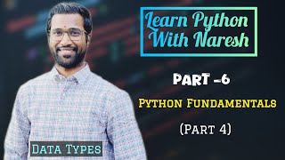 Python For Beginners in Telugu in 2024 Part 6  Code With Naresh  Python Fundamentals [upl. by Ricca468]