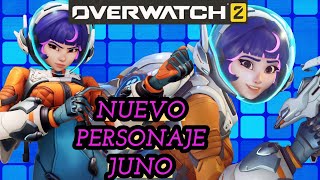 OVERWATCH 2 REACCIONANDO A JUNO NUEVO PERSONAJE Y EXPLICANDO SUS HABILIDADES [upl. by Kerek]