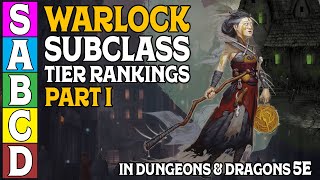 Warlock Tier Rankings Part 1 in Dungeons and Dragons 5e [upl. by Thaddeus]