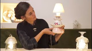 Fabriquer et électrifier une lampe 100 récup’ avec Marine Derien [upl. by Sacram]