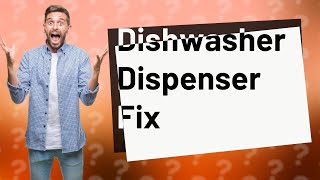 Why is my Bosch dishwasher soap dispenser not opening [upl. by Anawk436]