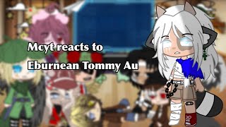 Mcyt reacts to Eburnean Tommy Au  by bludobyart  Angst [upl. by Menard]