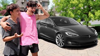 SURPRISING MY FUTURE HUSBAND WITH HIS DREAM CAR Emotional [upl. by Odranreb]