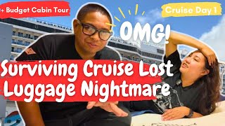 Lost Luggage Nightmare How We Survived Day 1 of Our Cruise [upl. by Anilrats]