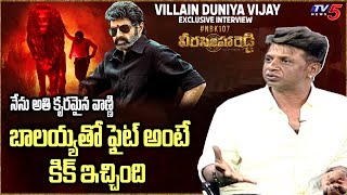 Veera Simha Reddy Villain Duniya Vijay Exclucive Interview  Balakrishna  TV5 Tollywood [upl. by Dorlisa]