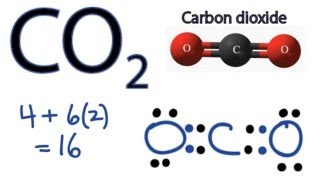 CO2 Lewis Structure  How to Draw the Dot Structure for Carbon Dioxide [upl. by Herold306]