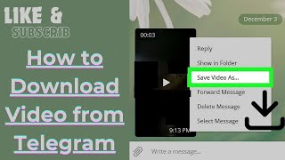 How to Download Video from Telegram [upl. by Atteniuq]